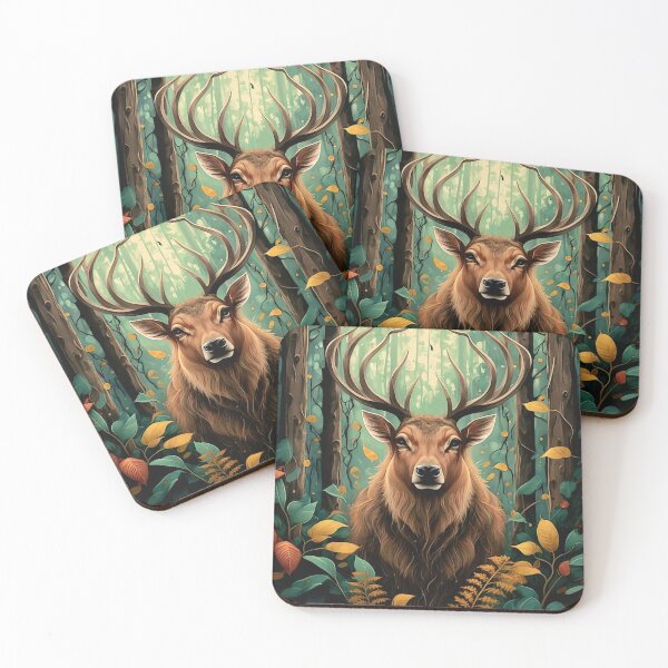 Item preview, Deer in the forest designed and sold by Aleksandra  Marczak.