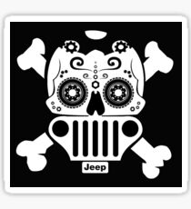 Jeep Sugar Skull Sticker