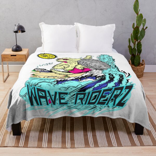 Item preview, Salty Paws Surf Co. Dogs Surfing At Beach designed and sold by PunchlinePrints.