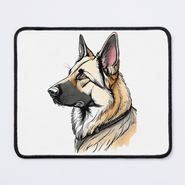 Item preview, Portrait of a German Shepherd Colour designed and sold by SW-Graphics.