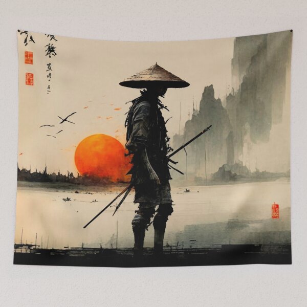 Aperçu de l'œuvre Chinese Samurai créée et vendue par Timegraf.