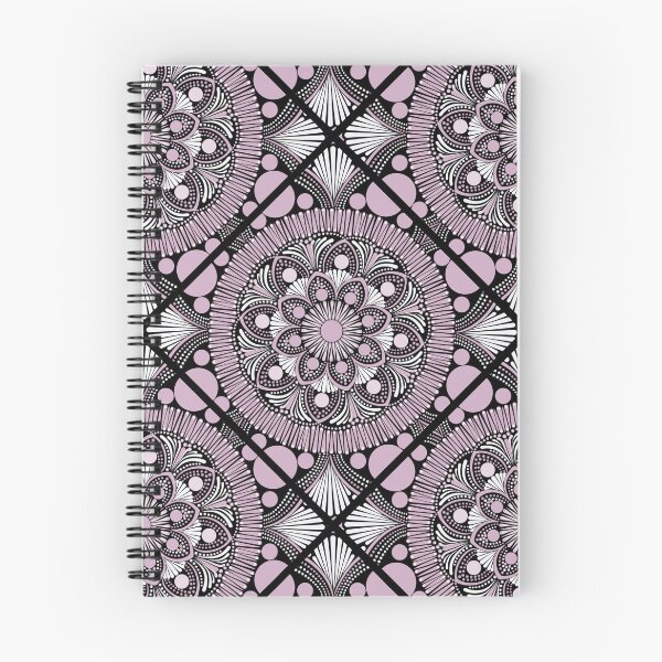 Item preview, Intangible Pink Lavender Dot Mandala Geo Tile designed and sold by Triplicate Limited.