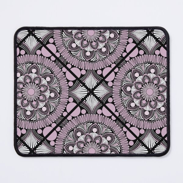 Item preview, Intangible Pink Lavender Dot Mandala Geo Tile designed and sold by Triplicate Limited.