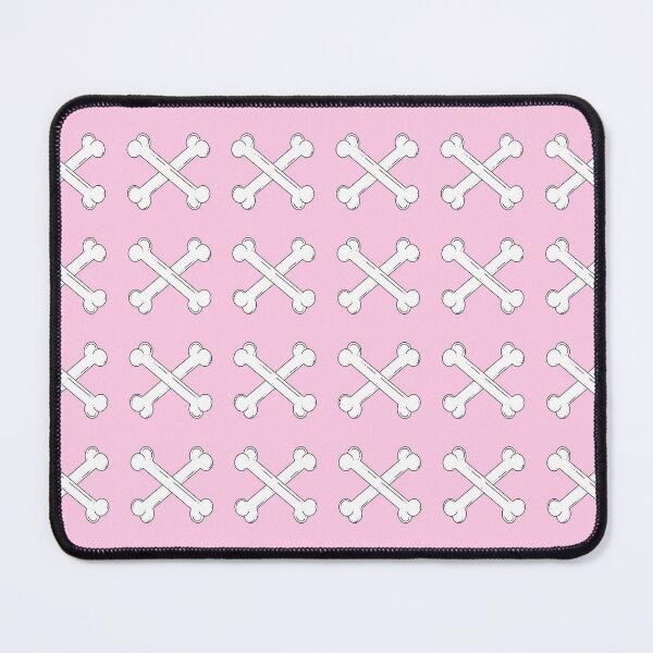 Item preview, Pink Crossbones Pattern designed and sold by candycornsketch.