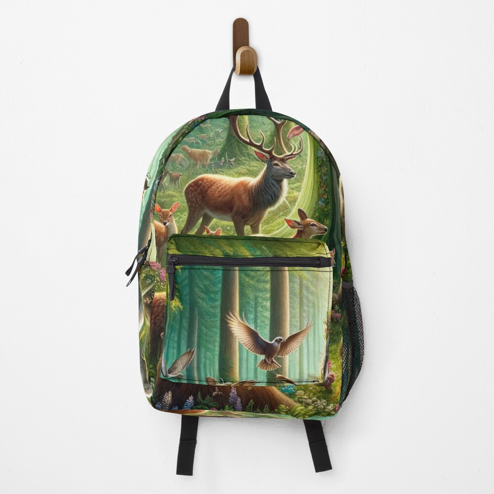 Vista previa del artículo con la obra «Mochila», diseñado y vendido por The-Library.