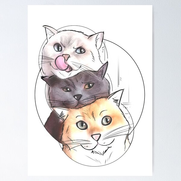 Item preview, cats cats cats designed and sold by Dragaodemadeira.