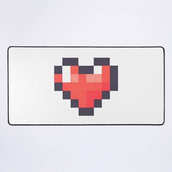 Item preview, Red Pixelated Heart - Cute symbol of love  designed and sold by Geekbits-Store.