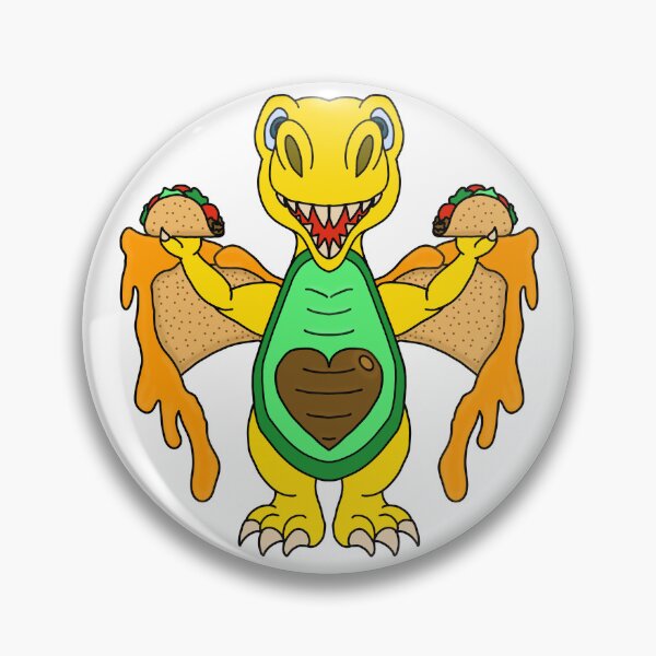 Aperçu de l'œuvre Dragon jaune Tex Mex créée et vendue par TheMessyMrs.
