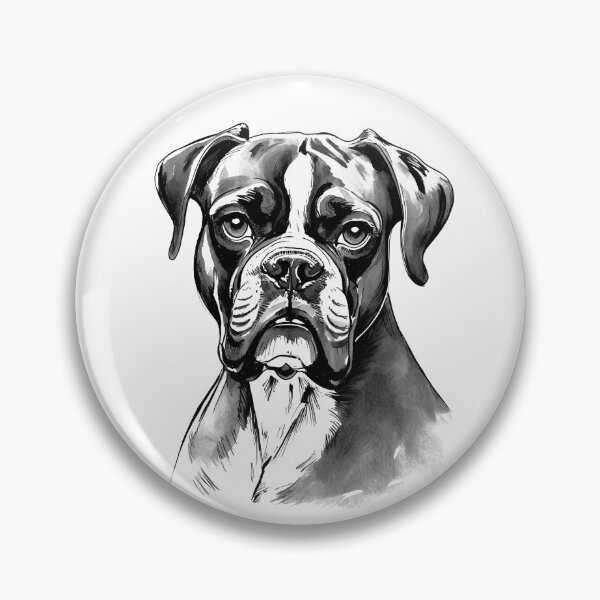 Item preview, Portrait of a Boxer Dog designed and sold by SW-Graphics.