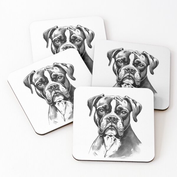Item preview, Portrait of a Boxer Dog designed and sold by SW-Graphics.