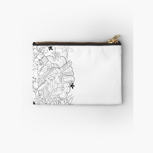 Item preview, Traditional Japanese namakubi tattoo flash. designed and sold by ReaperRoseCo.