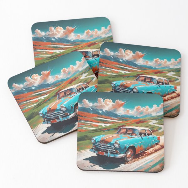 Item preview, Renewed Retro Style: The Impact of Digital Art on the Aesthetics of Vintage Cars designed and sold by Artedig.