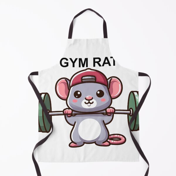 Artikelvorschau, Niedliche Ratte mit „GYM RAT“-Logo entworfen und verkauft von ArsiStrenght.