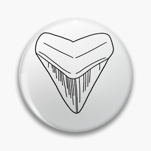 Item preview, Simple Megalodon Shark Tooth designed and sold by makesbymiss.