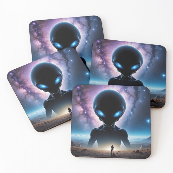 Item preview, Alien Visitor designed and sold by TheCatsCorner.