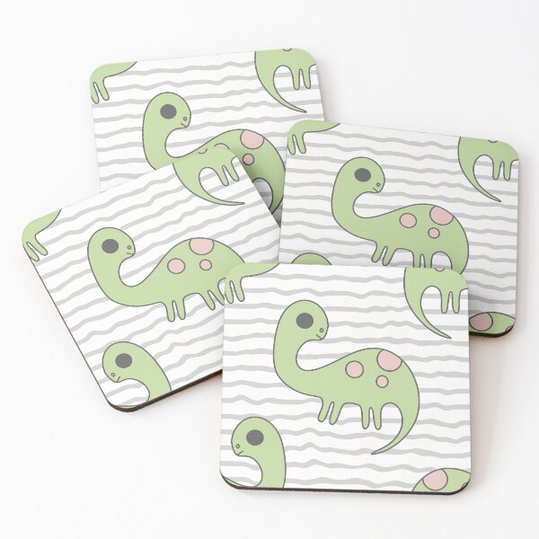 Item preview, ADHD creature /1. A sweet, minty, adorable dinosaur with pink spots and big eyes. designed and sold by My-fake-places.