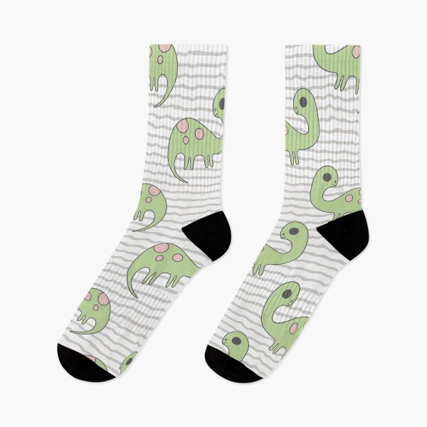 Item preview, ADHD creature /1. A sweet, minty, adorable dinosaur with pink spots and big eyes. designed and sold by My-fake-places.