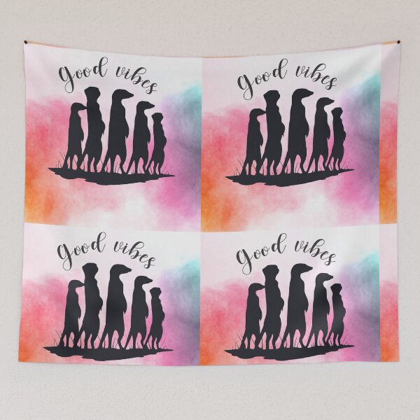 Item preview, Meerkats good vibes designed and sold by Viviana4997.