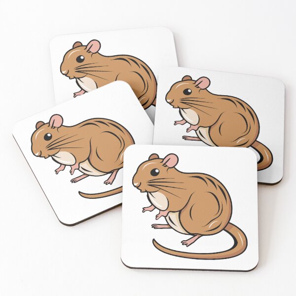 Item preview, Pocket-Sized Joy: Minimal Gerbil Charm designed and sold by EmeraldeaArt.