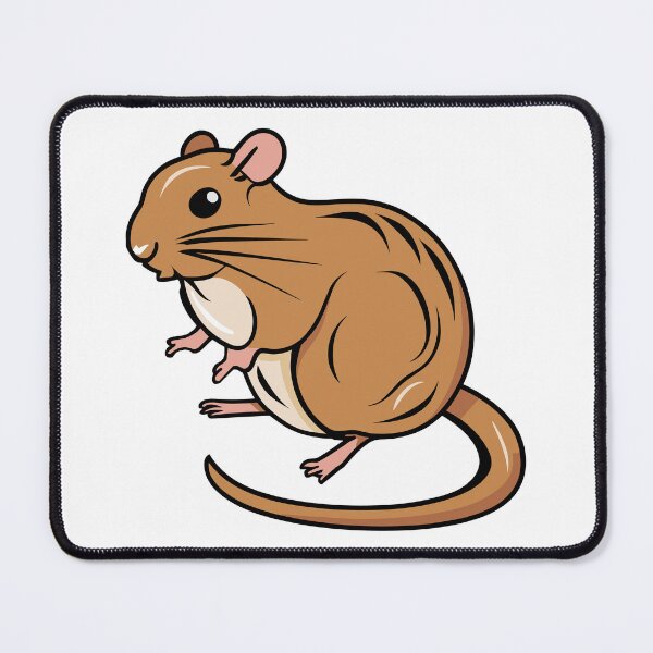 Item preview, Pocket-Sized Joy: Minimal Gerbil Charm designed and sold by EmeraldeaArt.