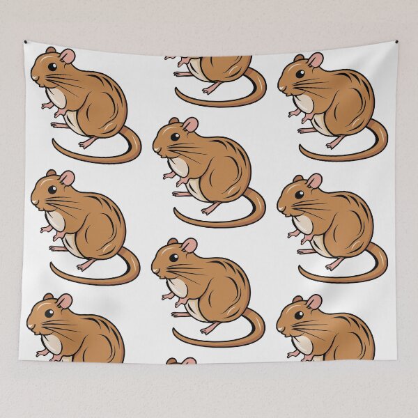 Item preview, Pocket-Sized Joy: Minimal Gerbil Charm designed and sold by EmeraldeaArt.