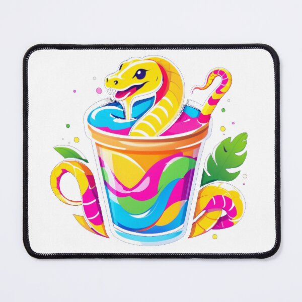 Item preview, "Sip the milksnake shake: sweetness with a twist!" designed and sold by MoonShroomPrint.