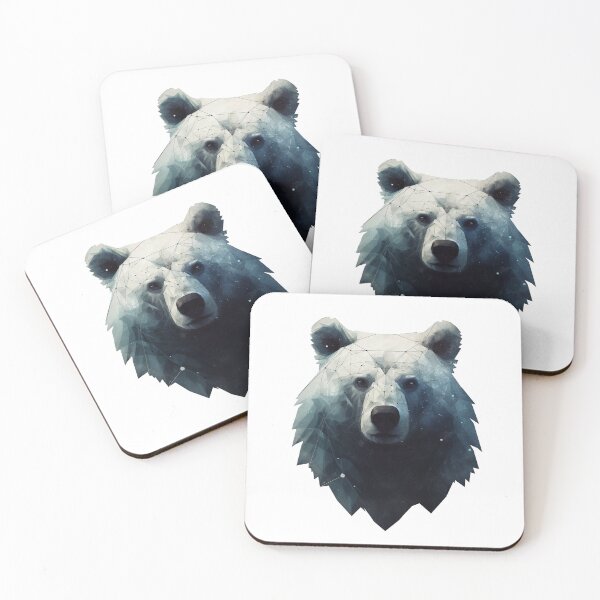Item preview, Polygonal Prowess: The Majestic Geometric Bear Sculpture designed and sold by MajesticArtPL.