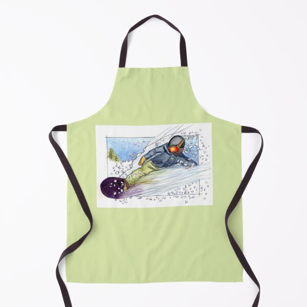 Item preview, Snow Boarder carves the pow on the mountain designed and sold by DrawnToColour.