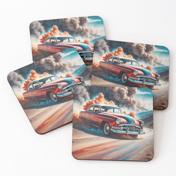 Item preview, Between Pixels and Engines: Digital Art as a Vehicle to Explore the Golden Age of Old Cars designed and sold by Artedig.