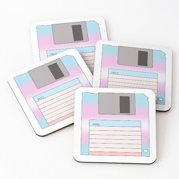 Item preview, Floppy Disc Trans Pride   designed and sold by belle kroeger.
