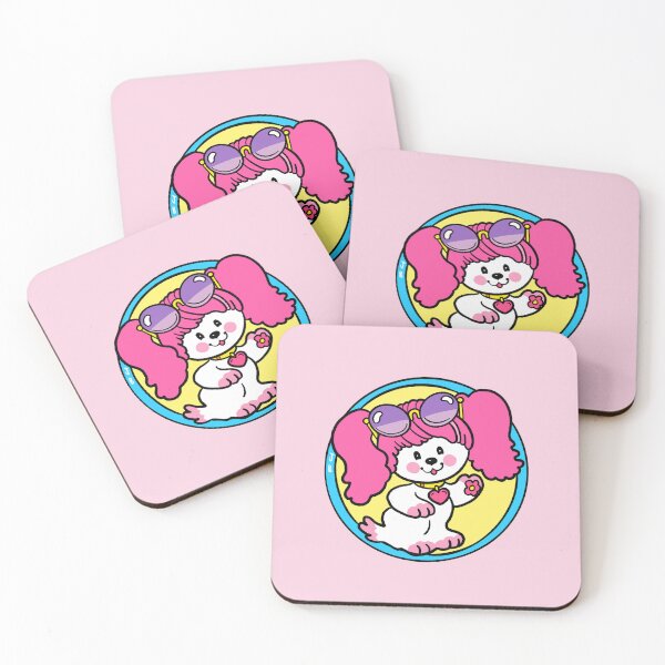 Item preview, Poochie in a circle - Retro 80s Pink Dog designed and sold by FunnehGacha.