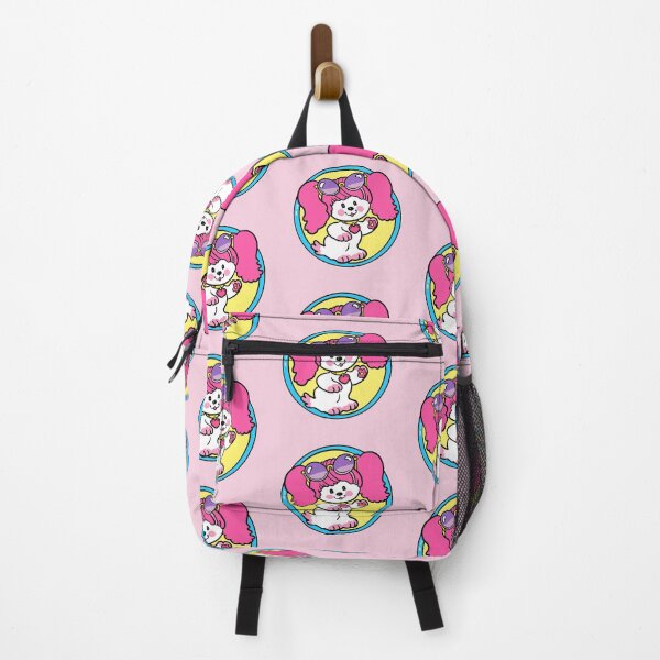 Item preview, Poochie in a circle - Retro 80s Pink Dog designed and sold by FunnehGacha.