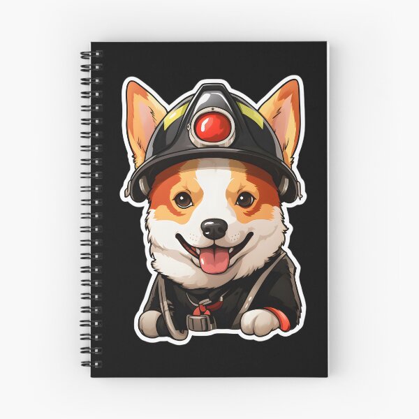 Item preview, Firefighter Basenji designed and sold by CUTEDOGGIEZ.