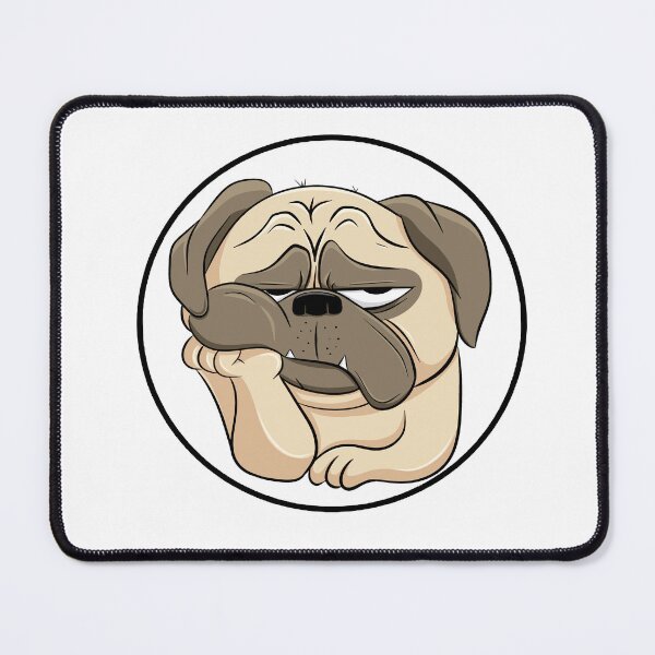 Item preview, bored pug designed and sold by KrustyKrafty.