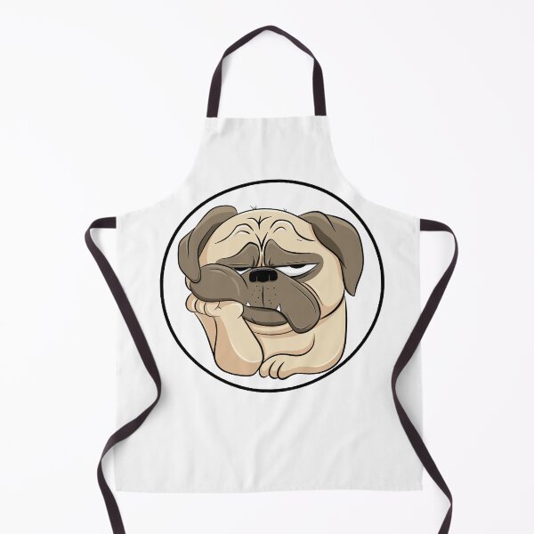 Item preview, bored pug designed and sold by KrustyKrafty.