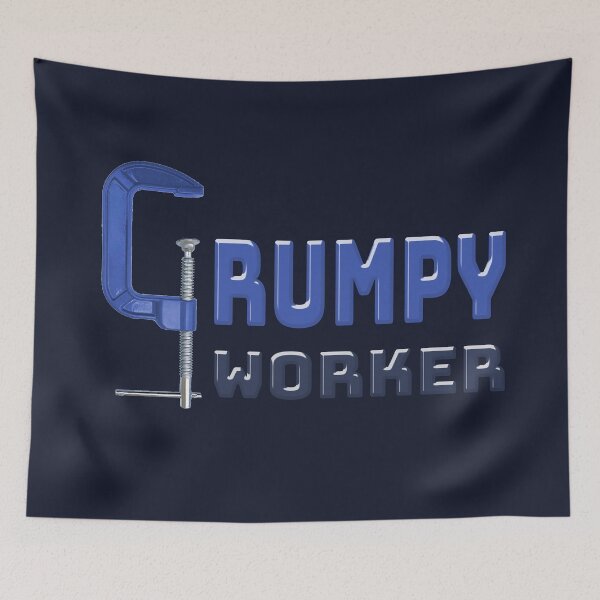 Item preview, Grumpy Worker designed and sold by Fanarchist.