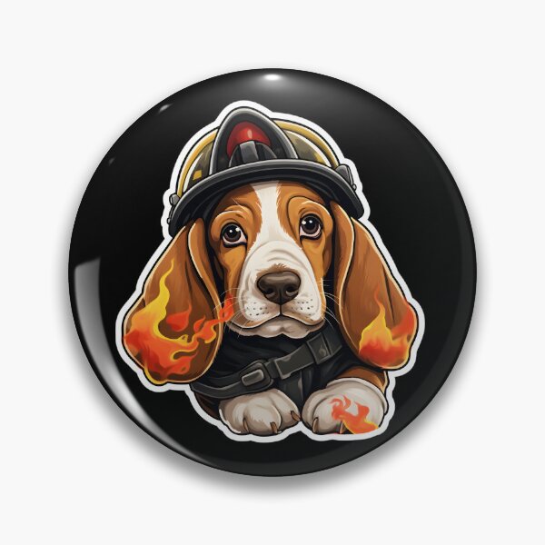 Item preview, Firefighter Hush Puppy Puppy designed and sold by CUTEDOGGIEZ.