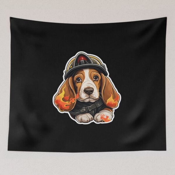 Item preview, Firefighter Hush Puppy Puppy designed and sold by CUTEDOGGIEZ.