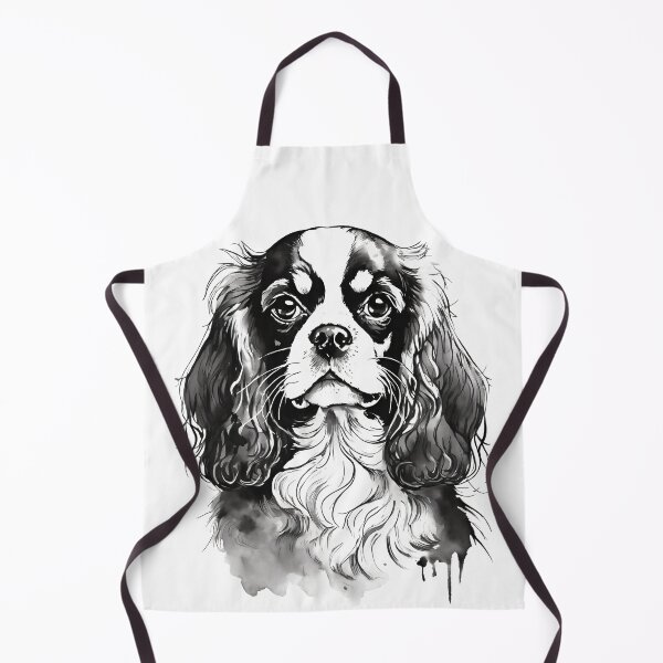 Item preview, Portrait of Cavalier King Charles Spaniel designed and sold by SW-Graphics.