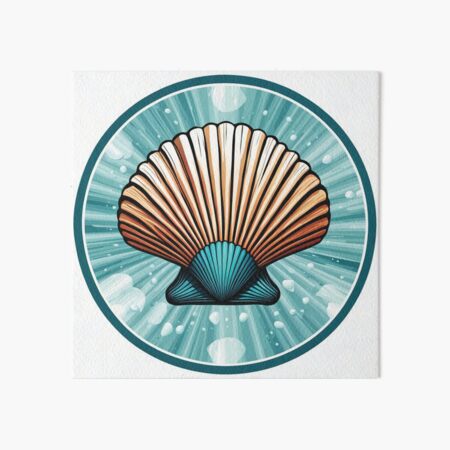 Shell Harmony Art Board Print