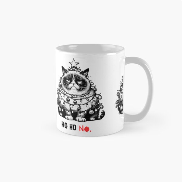 Item preview, Grumpy Cat's Holiday Displeasure on Christmas - Ho HO no. designed and sold by wearandpaper.