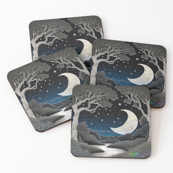 Item preview, Hippie Landscapes - Moonlit Night Magic 6 designed and sold by Benito Del Ray.