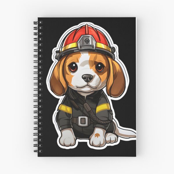 Item preview, Firefighter Beagle designed and sold by CUTEDOGGIEZ.