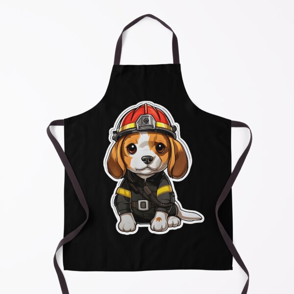 Item preview, Firefighter Beagle designed and sold by CUTEDOGGIEZ.