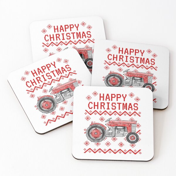 Item preview, Vintage Tractor Ugly Christmas Farmer Farming Funny designed and sold by doodlerob.