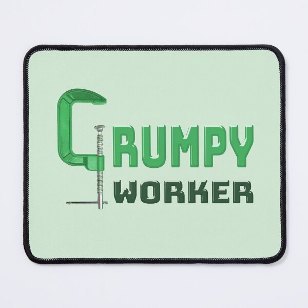 Item preview, Grumpy Worker - Green designed and sold by Fanarchist.