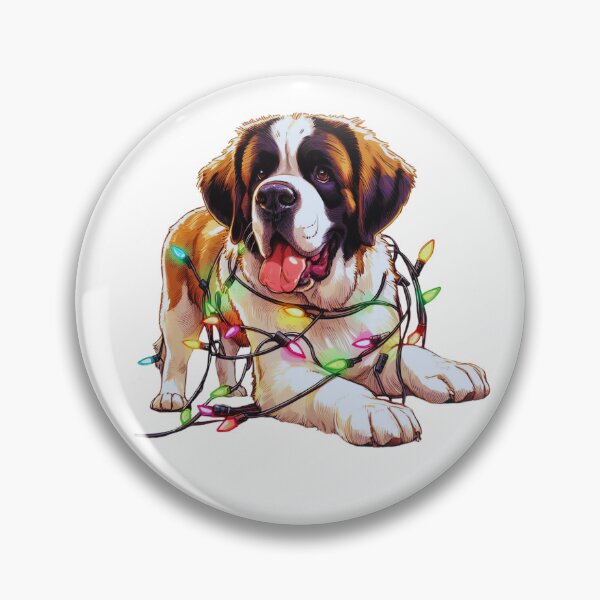 Item preview, Christmas Saint Bernard! designed and sold by DESIGNMOL.