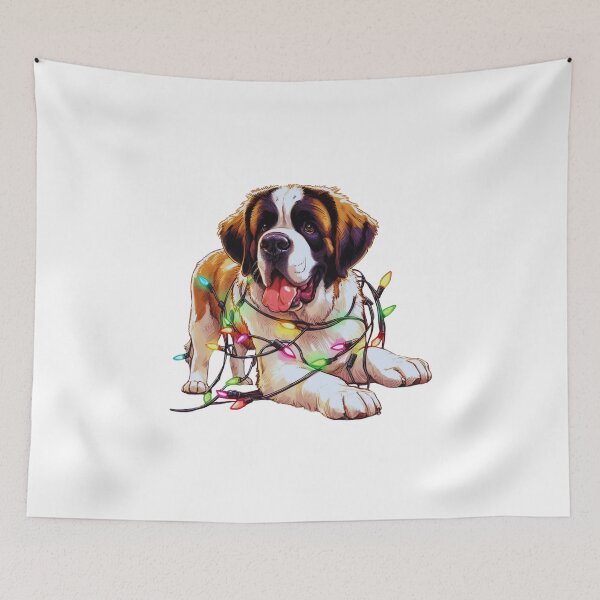 Item preview, Christmas Saint Bernard! designed and sold by DESIGNMOL.