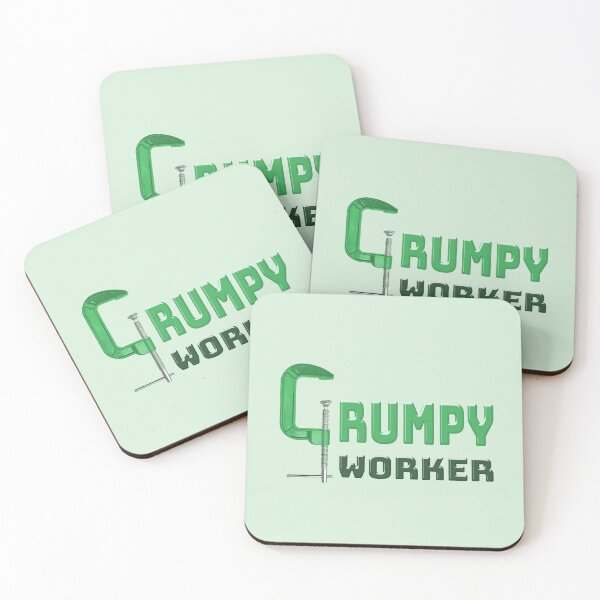Item preview, Grumpy Worker - Green designed and sold by Fanarchist.