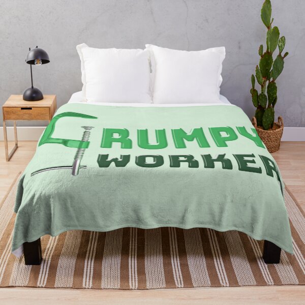 Item preview, Grumpy Worker - Green designed and sold by Fanarchist.